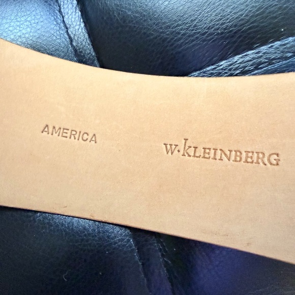 W. Kleinberg Wide Snakeskin Exotic Gold Luxury Leather Belt USA M/34\